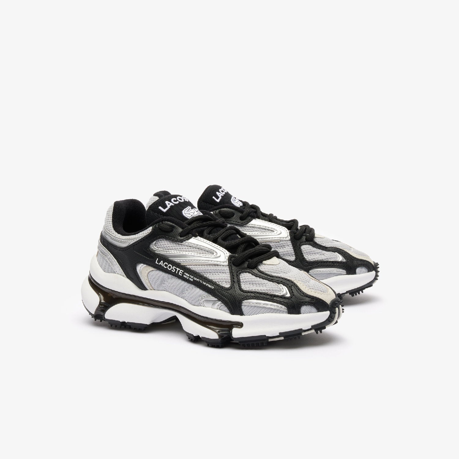 Sneakers L003 2K24 en cuir - Grey & Silver