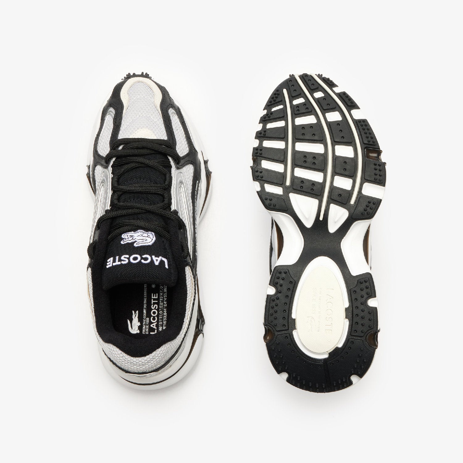 Sneakers L003 2K24 en cuir - Grey & Silver
