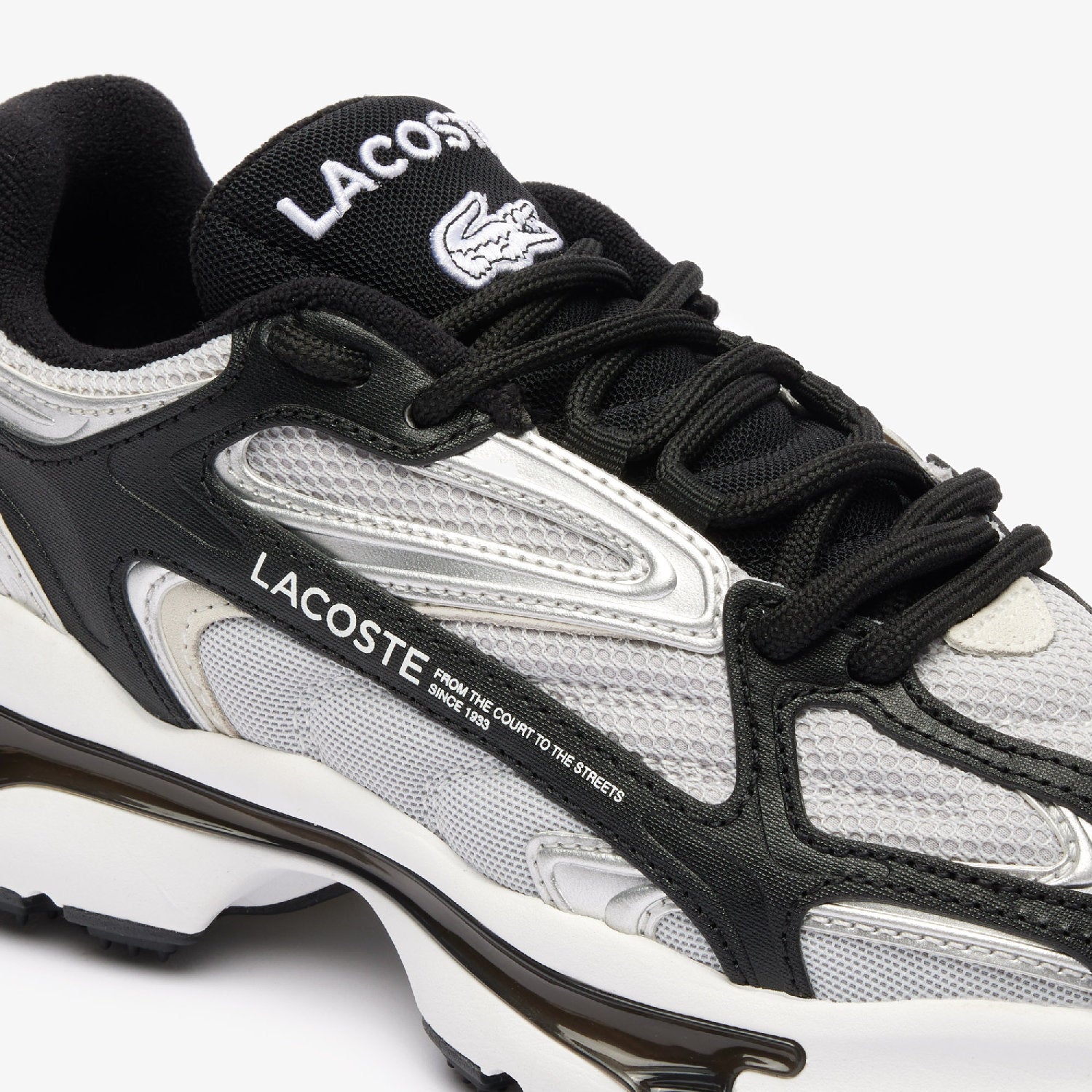 Sneakers L003 2K24 en cuir - Grey & Silver
