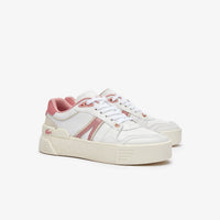 L002 Evo sneakers in leather - White & Light Pink