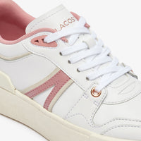 L002 Evo sneakers in leather - White & Light Pink