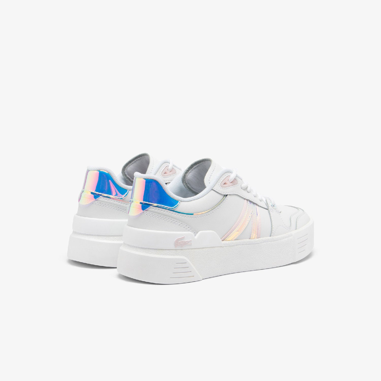 L002 Evo sneakers in leather - White & Light Pink