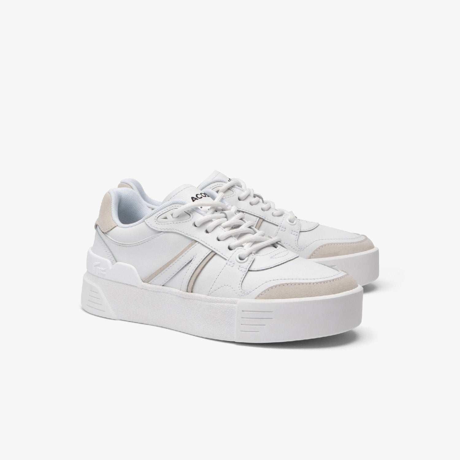 Sneakers L002 Evo en cuir - White & Off White
