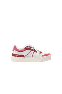 Sneakers L002 Evo en cuir - White & Pink