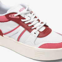 Sneakers L002 Evo en cuir - White & Pink