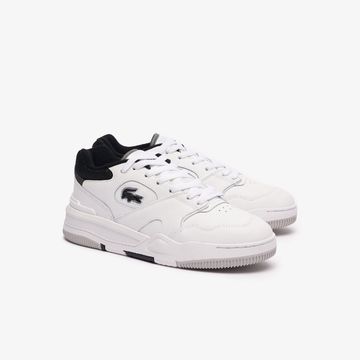 Sneakers Lineshot en cuir - White & Black