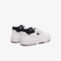 Sneakers Lineshot en cuir - White & Black