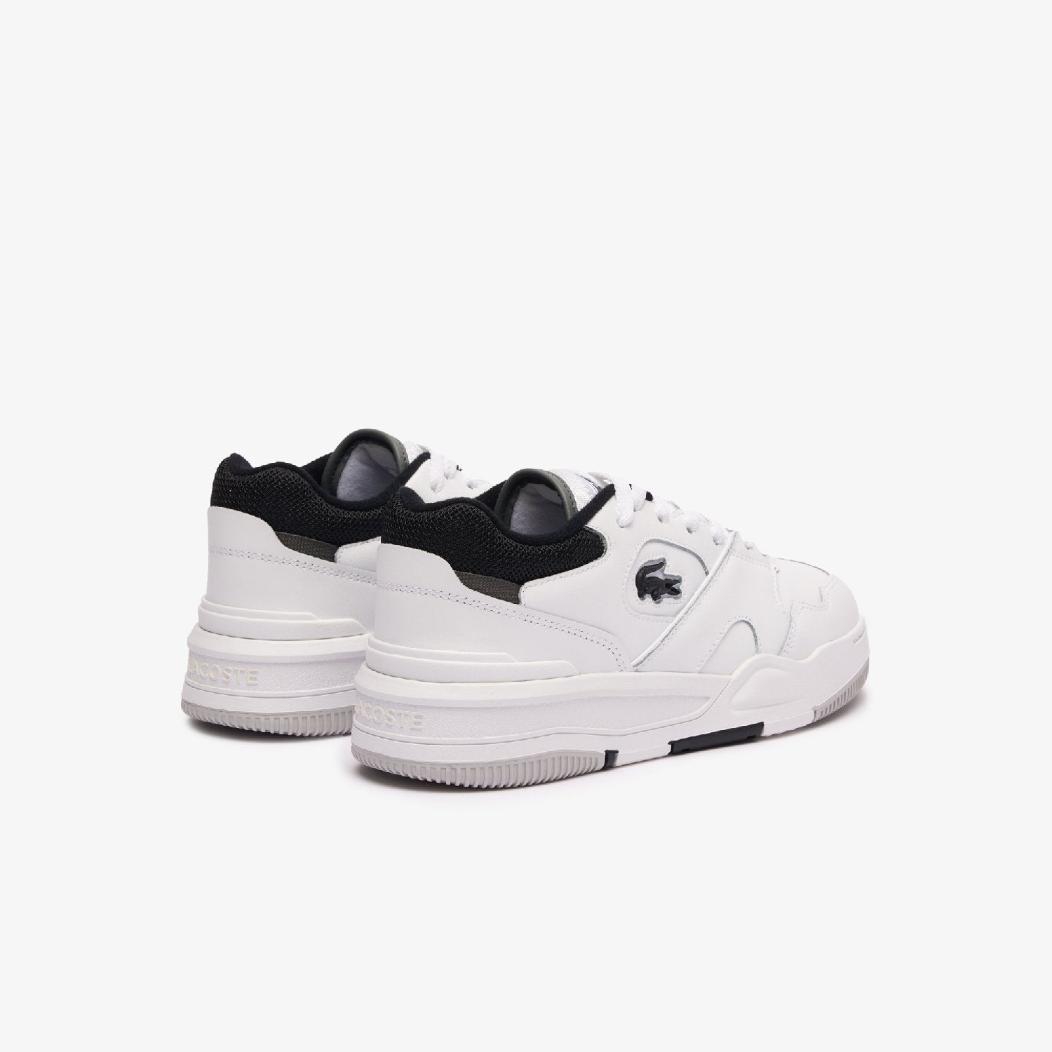 Sneakers Lineshot en cuir - White & Black