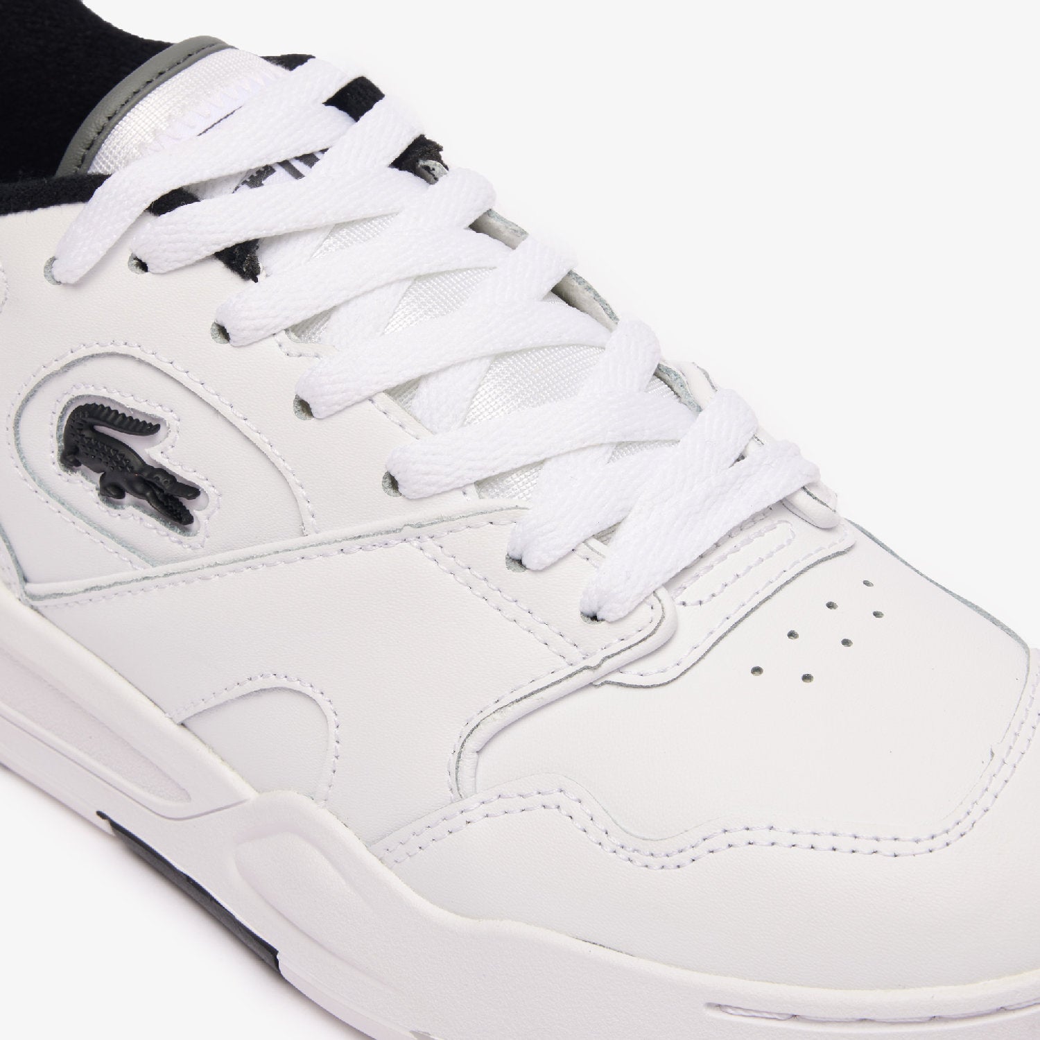 Sneakers Lineshot en cuir - White & Black