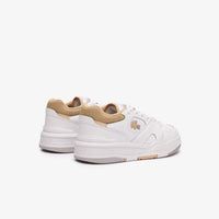Sneakers Lineshot en cuir - White & Light Brown