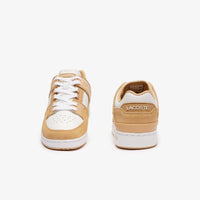 Sneakers Court Cage en cuir - Light Brown & White