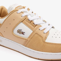 Sneakers Court Cage en cuir - Light Brown & White