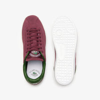 Sneakers Baseshot Lacoste x Roland-Garros en cuir - Dark Burgundy