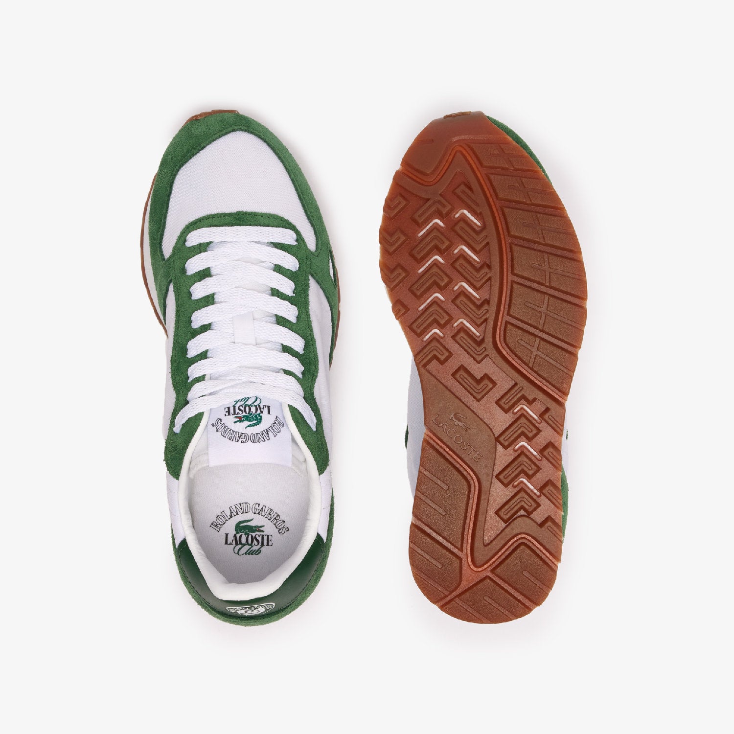 Sneakers Partner 70s Lacoste x Roland-Garros - Off White & Green