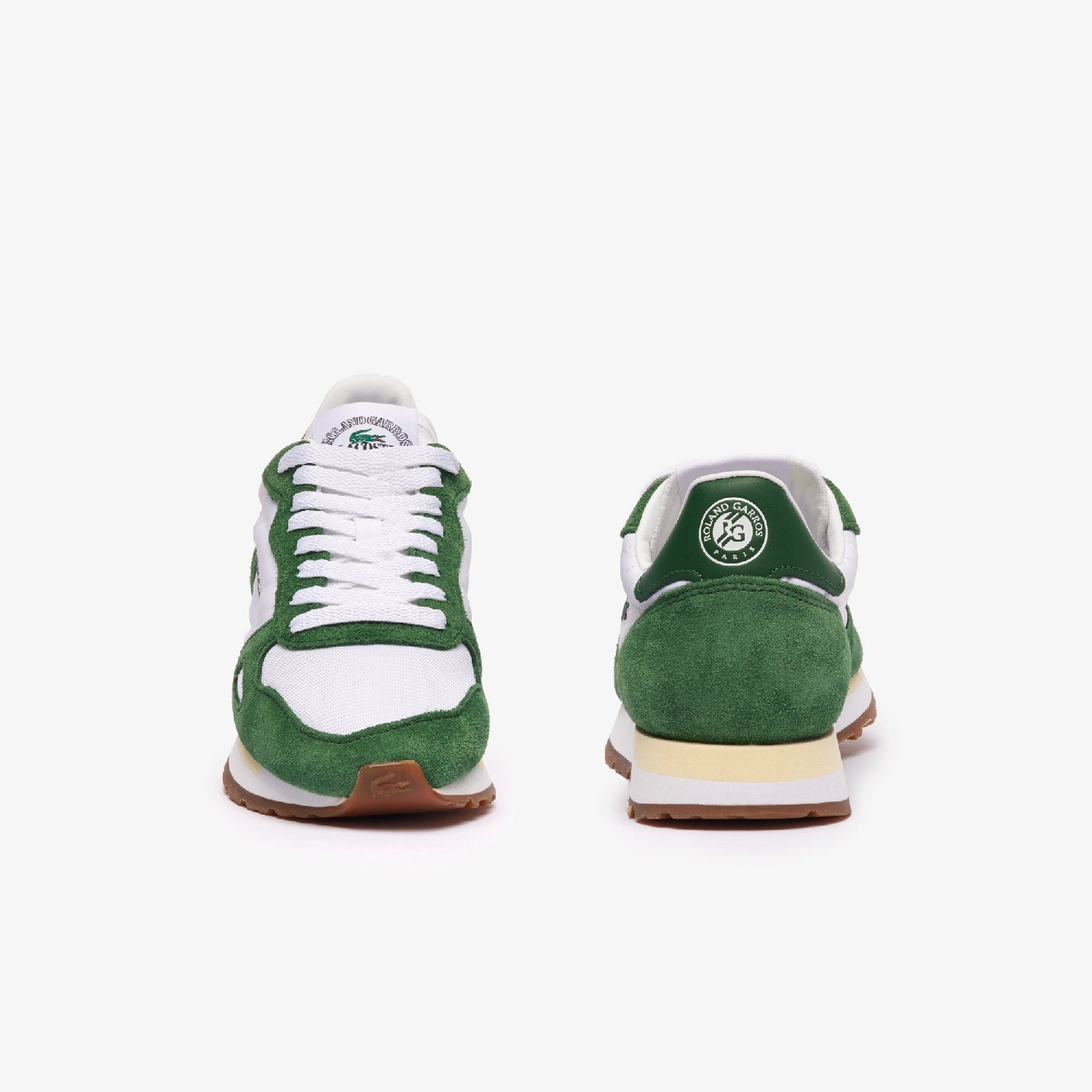 Sneakers Partner 70s Lacoste x Roland-Garros - Off White & Green