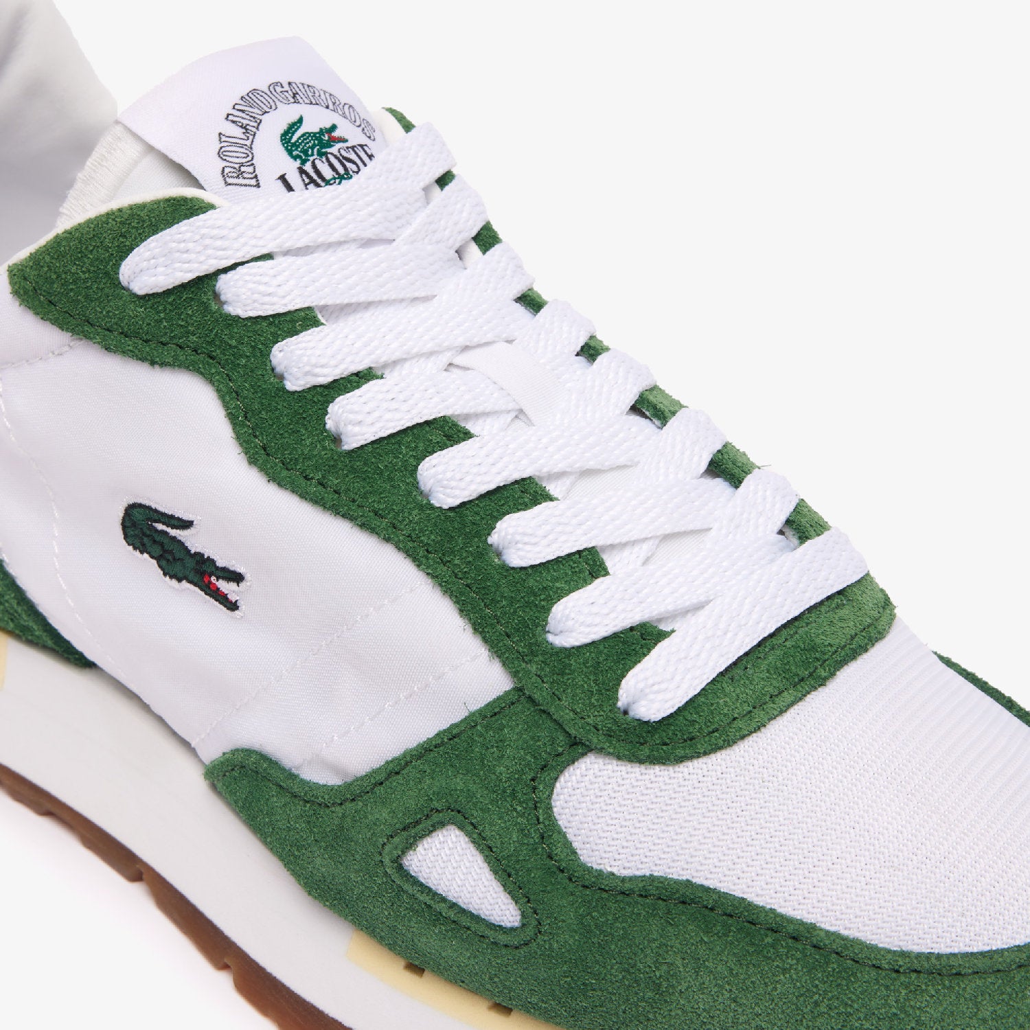 Sneakers Partner 70s Lacoste x Roland-Garros - Off White & Green