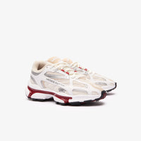 Sneakers L003 2K24 en cuir - White & Burgundy