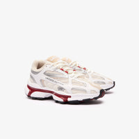Sneakers L003 2K24 en cuir - White & Burgundy