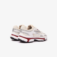 Sneakers L003 2K24 en cuir - White & Burgundy