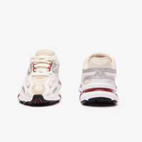 Sneakers L003 2K24 en cuir - White & Burgundy