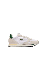 Partner 70s fabric sneakers - White & Dark Green