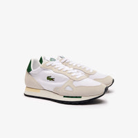 Sneakers Partner 70s en tissu - White & Dark Green