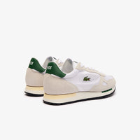 Sneakers Partner 70s en tissu - White & Dark Green