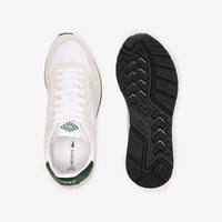Partner 70s fabric sneakers - White & Dark Green