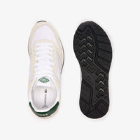 Sneakers Partner 70s en tissu - White & Dark Green