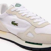 Sneakers Partner 70s en tissu - White & Dark Green