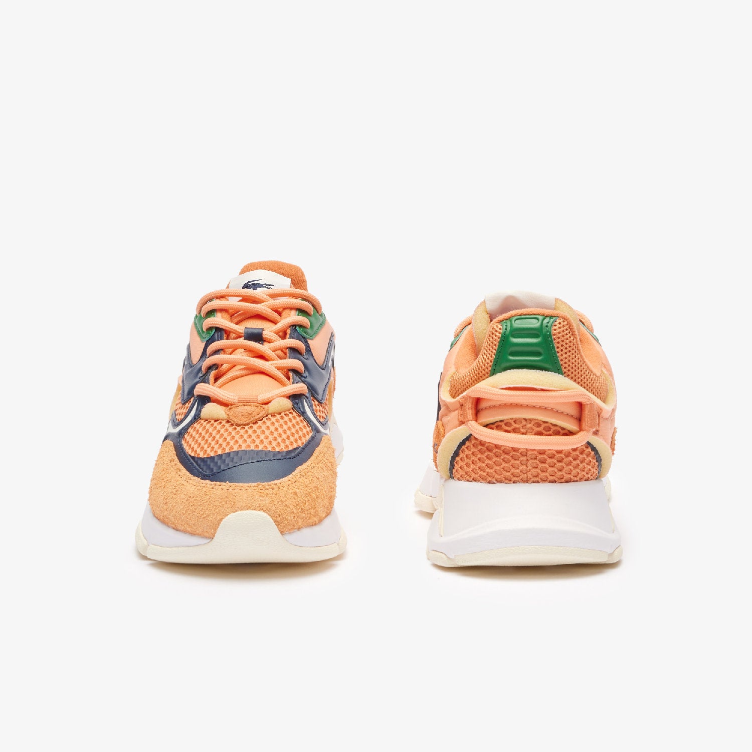 Sneakers L003 Neo en tissu - Orange & Navy