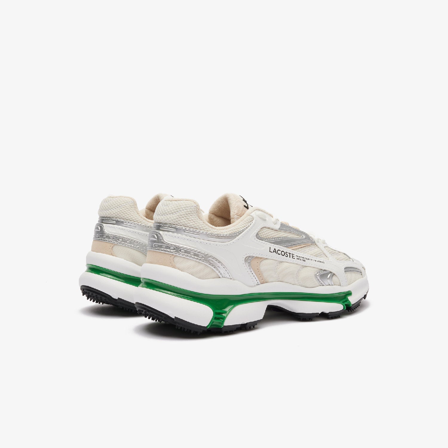 Sneakers L003 2K24 en cuir - White & Green