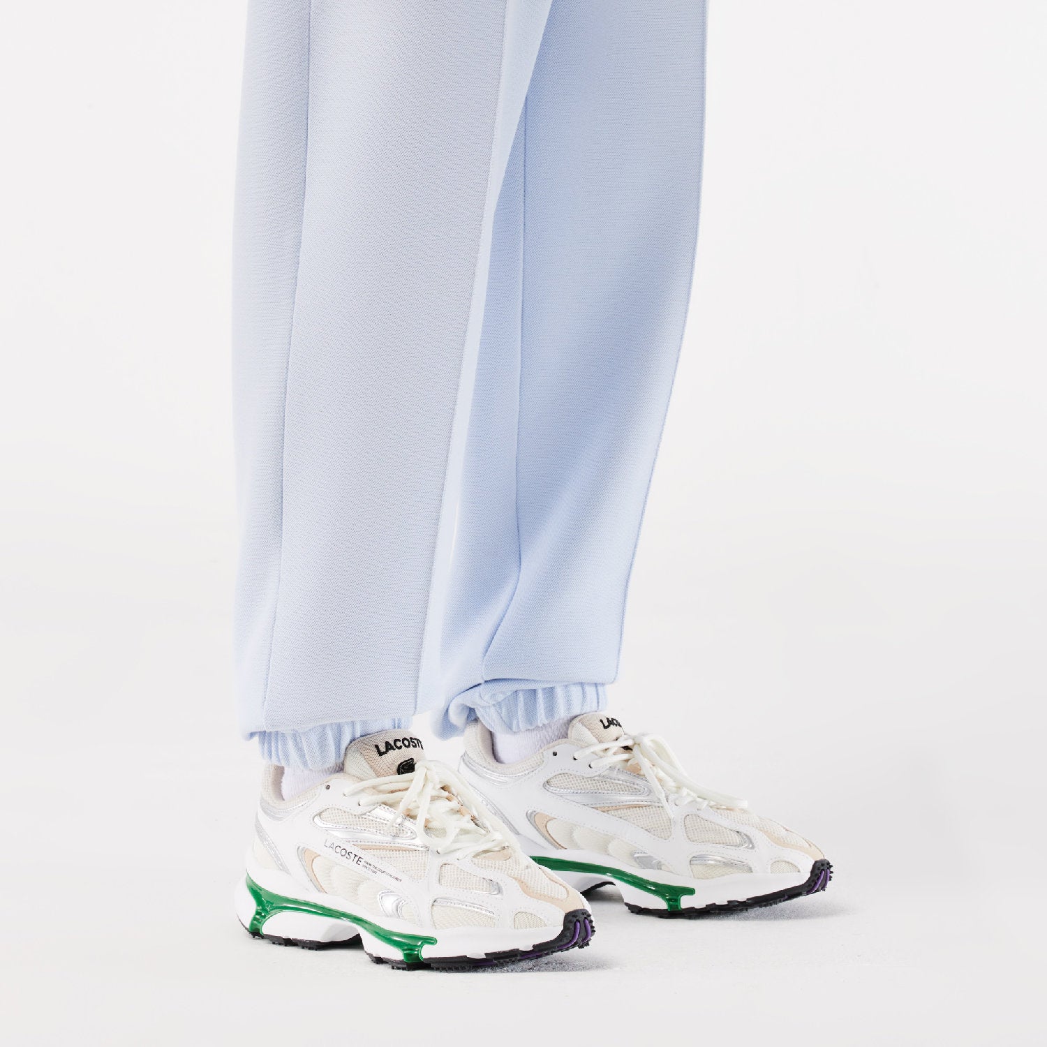 L003 2K24 leather sneakers - White & Green