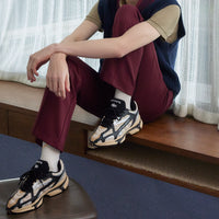L003 2K24 leather sneakers - Light Tan & Black