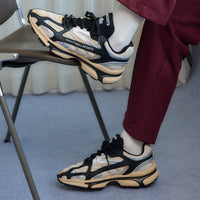 L003 2K24 leather sneakers - Light Tan & Black