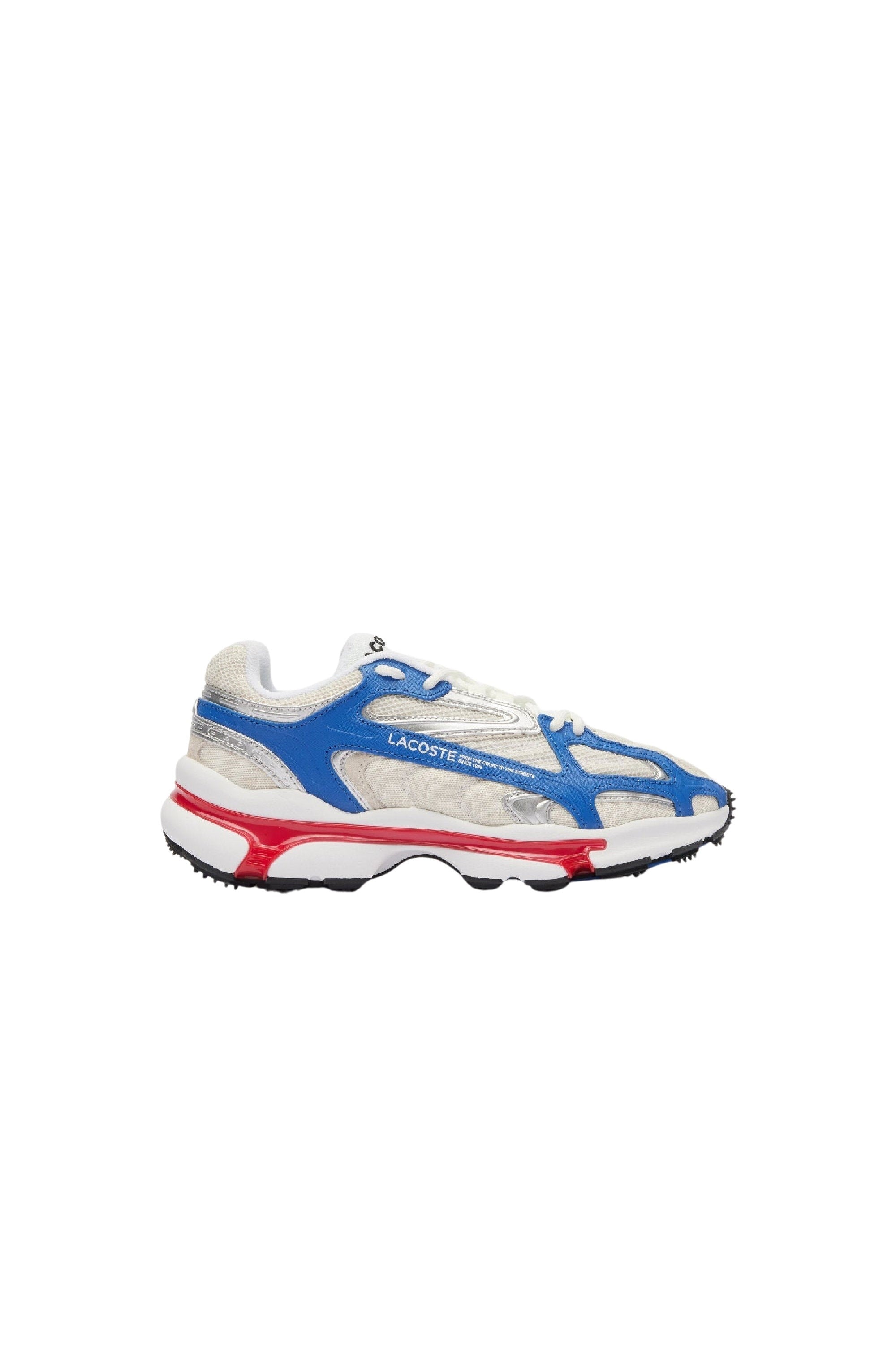 Sneakers L003 2K24 en cuir - White & Red & Blue