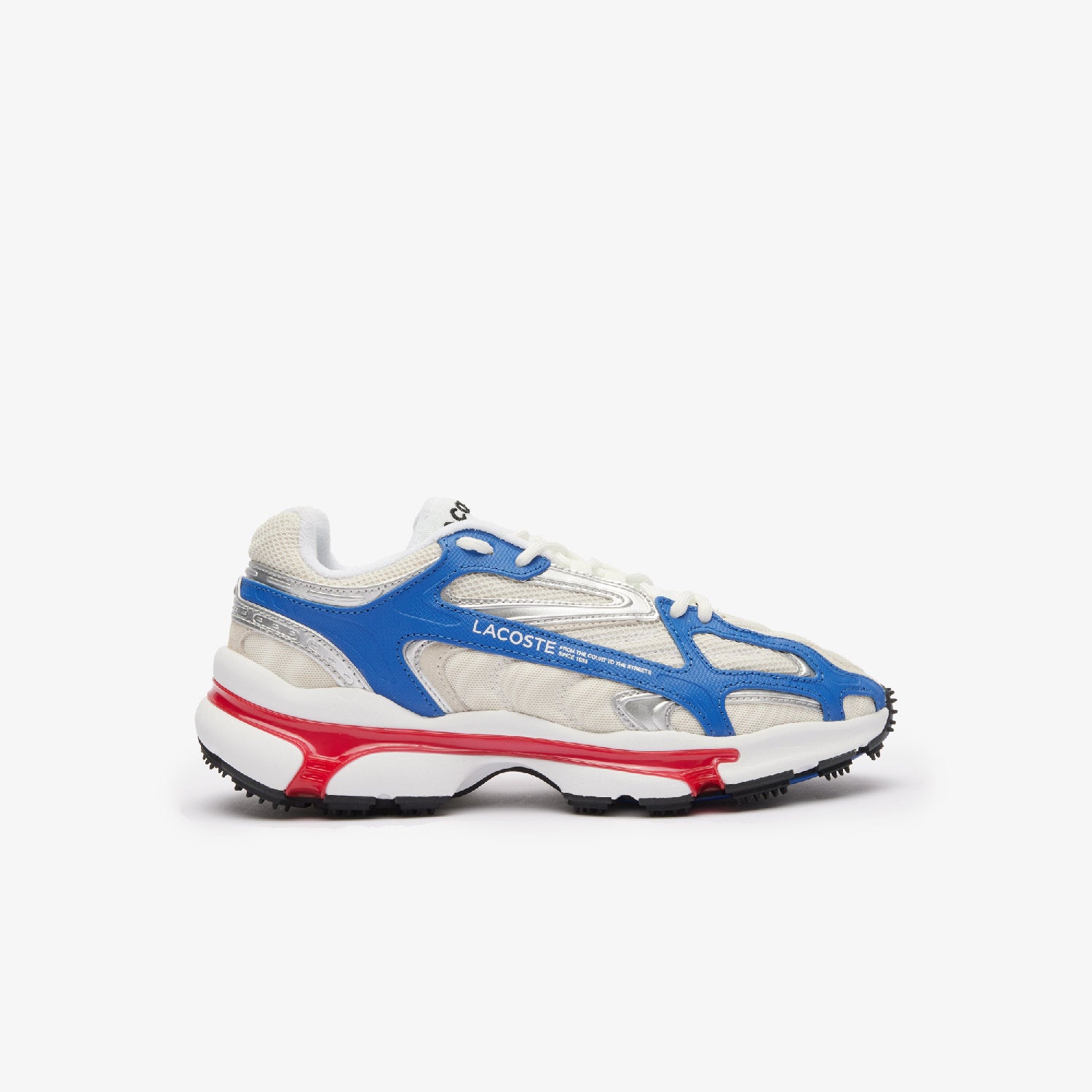 Sneakers L003 2K24 en cuir - White & Red & Blue
