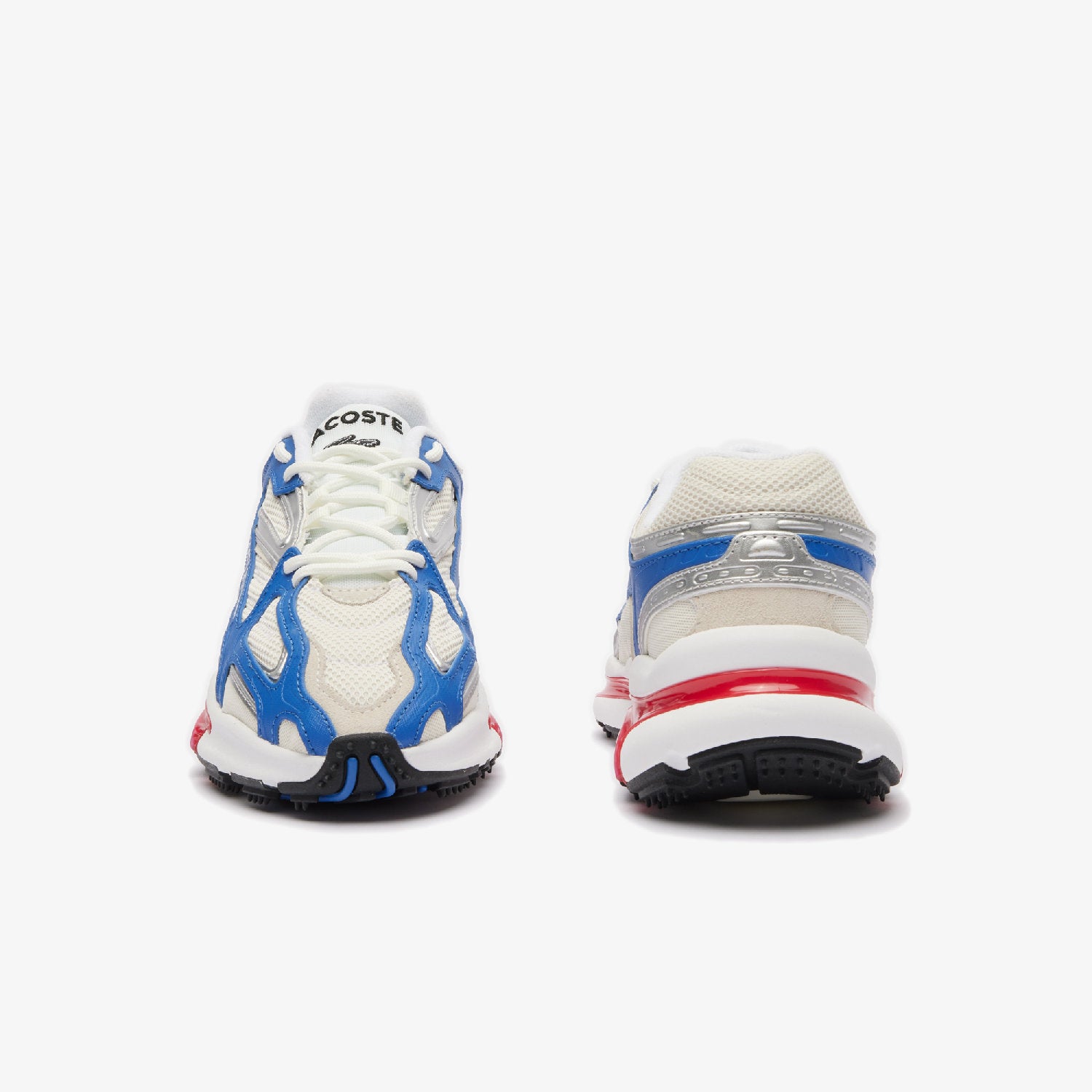 Sneakers L003 2K24 en cuir - White & Red & Blue