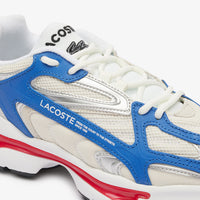 Sneakers L003 2K24 en cuir - White & Red & Blue