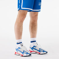 Sneakers L003 2K24 en cuir - White & Red & Blue