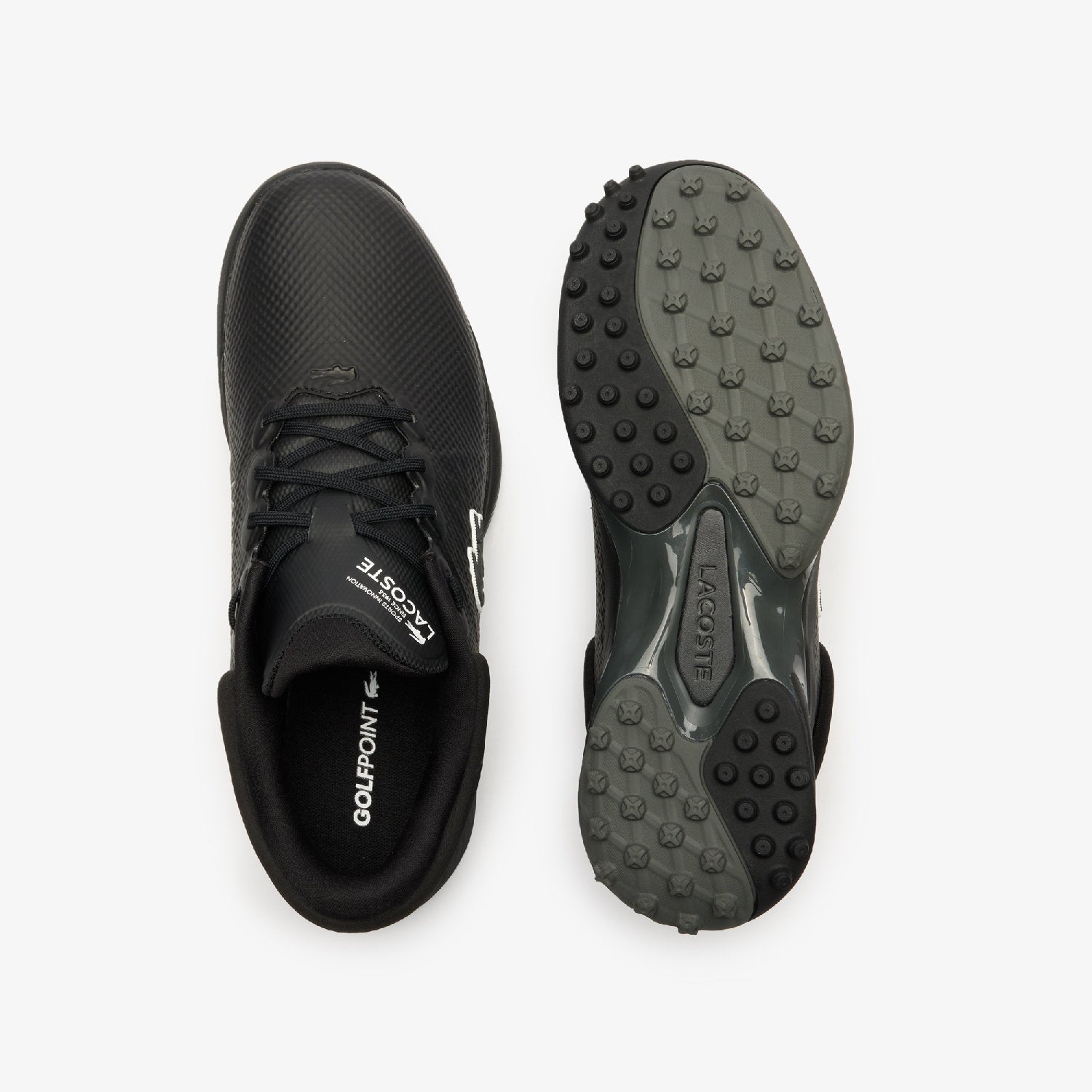 Golf low sneakers with logo - Black