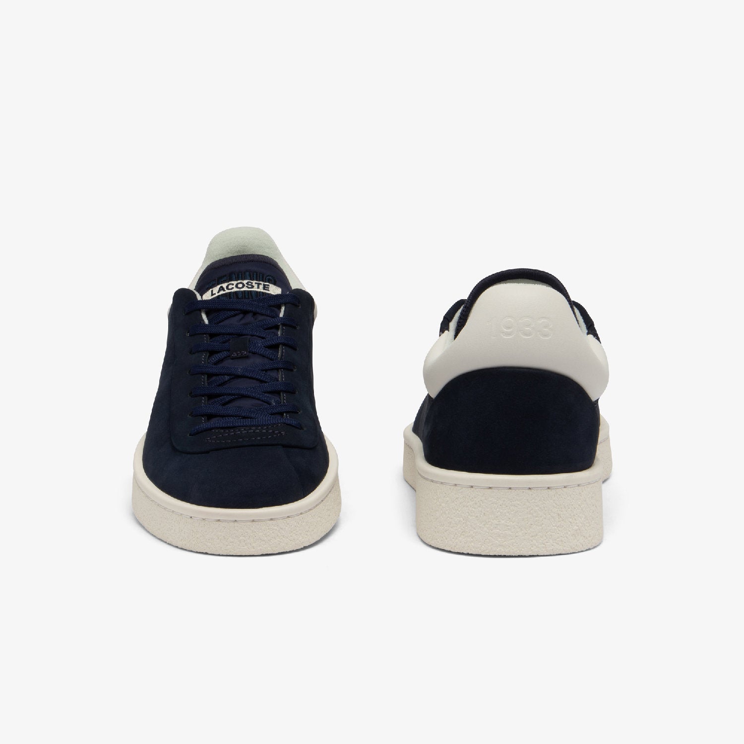 Sneakers Baseshot en cuir - Navy & Off White
