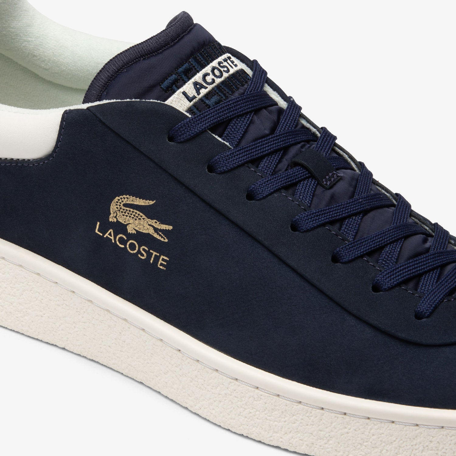 Sneakers Baseshot en cuir - Navy & Off White