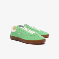 Sneakers Baseshot en daim - Green & Gum