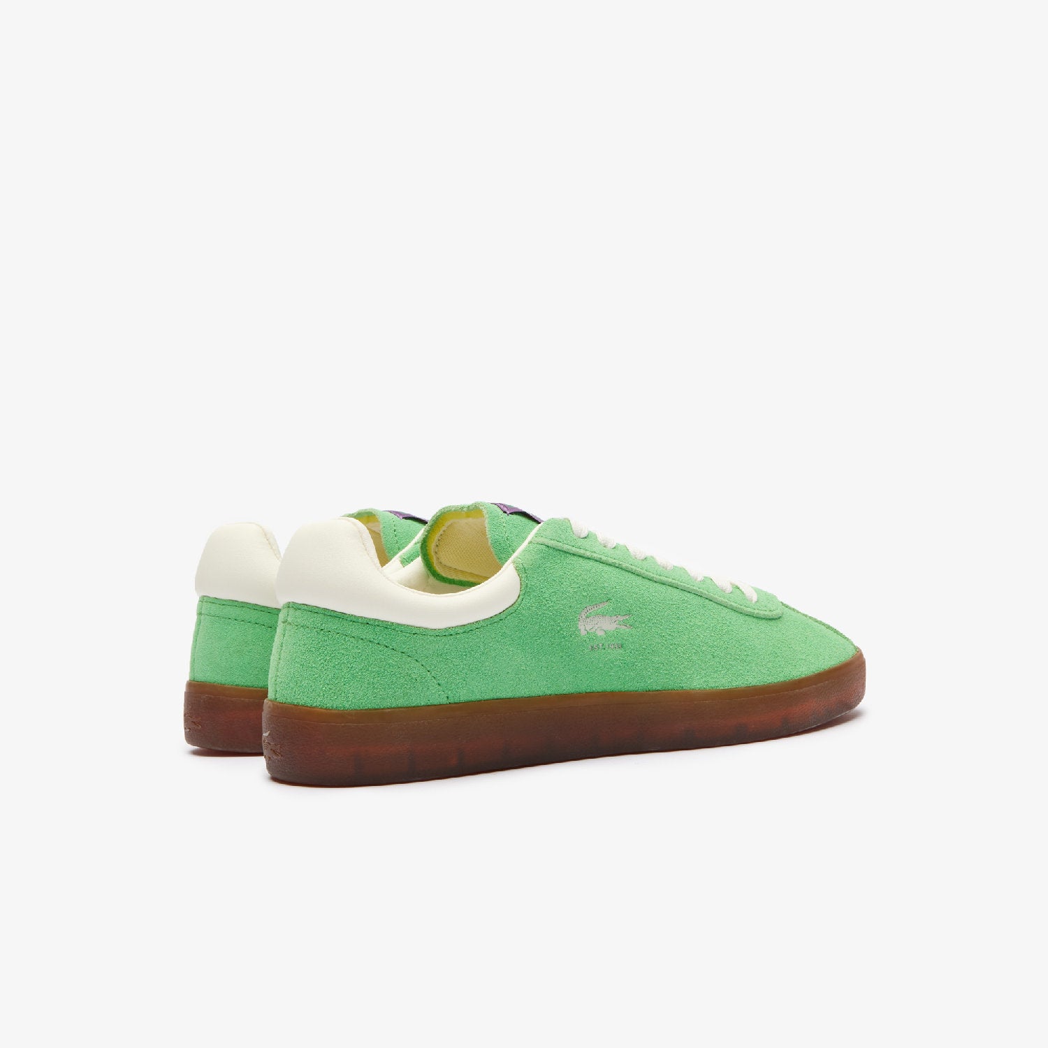 Sneakers Baseshot en daim - Green & Gum