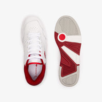 Sneakers Lineshot en cuir - White & Red