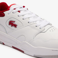 Sneakers Lineshot en cuir - White & Red