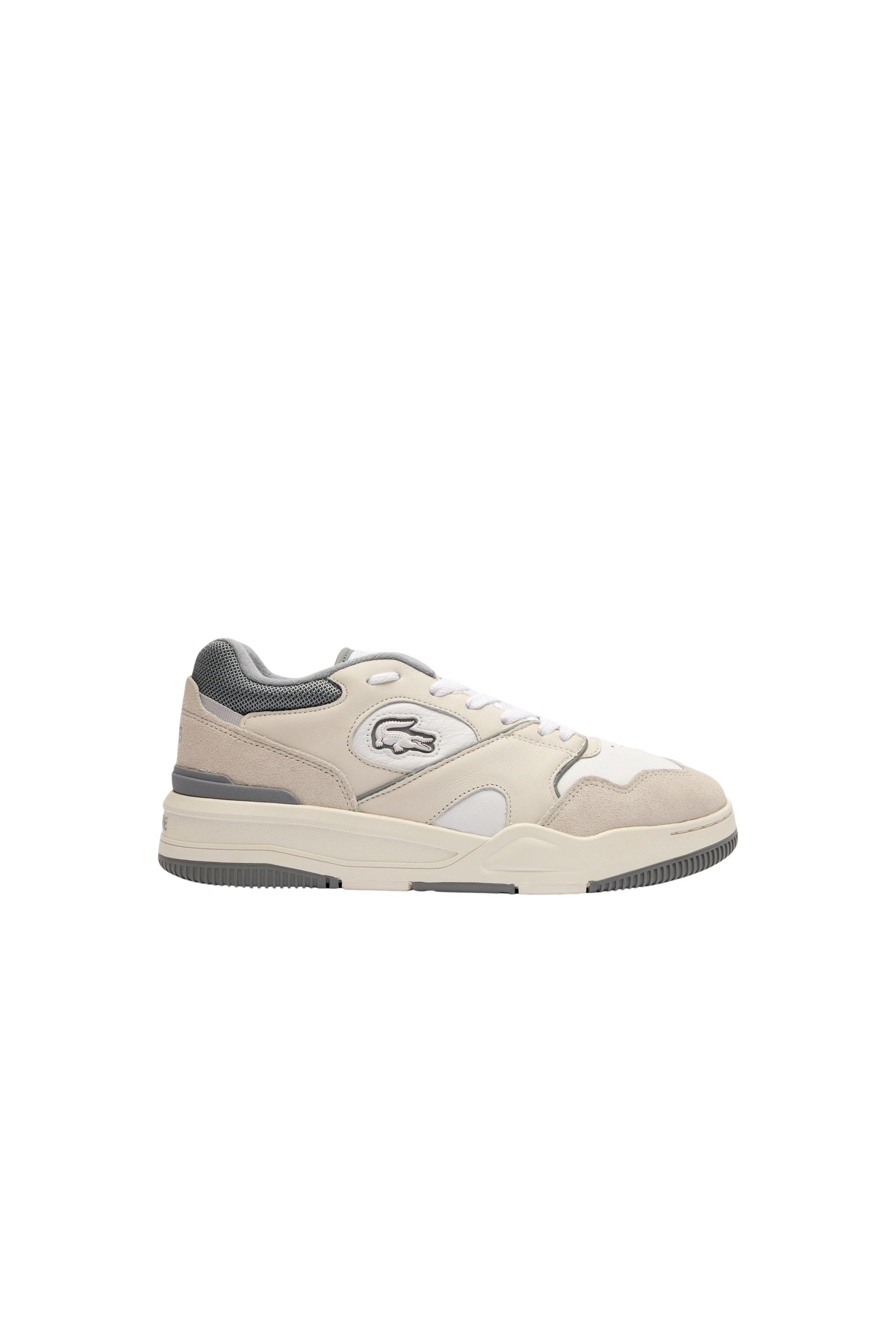 Sneakers Lineshot en cuir - White & Grey