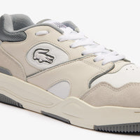 Sneakers Lineshot en cuir - White & Grey
