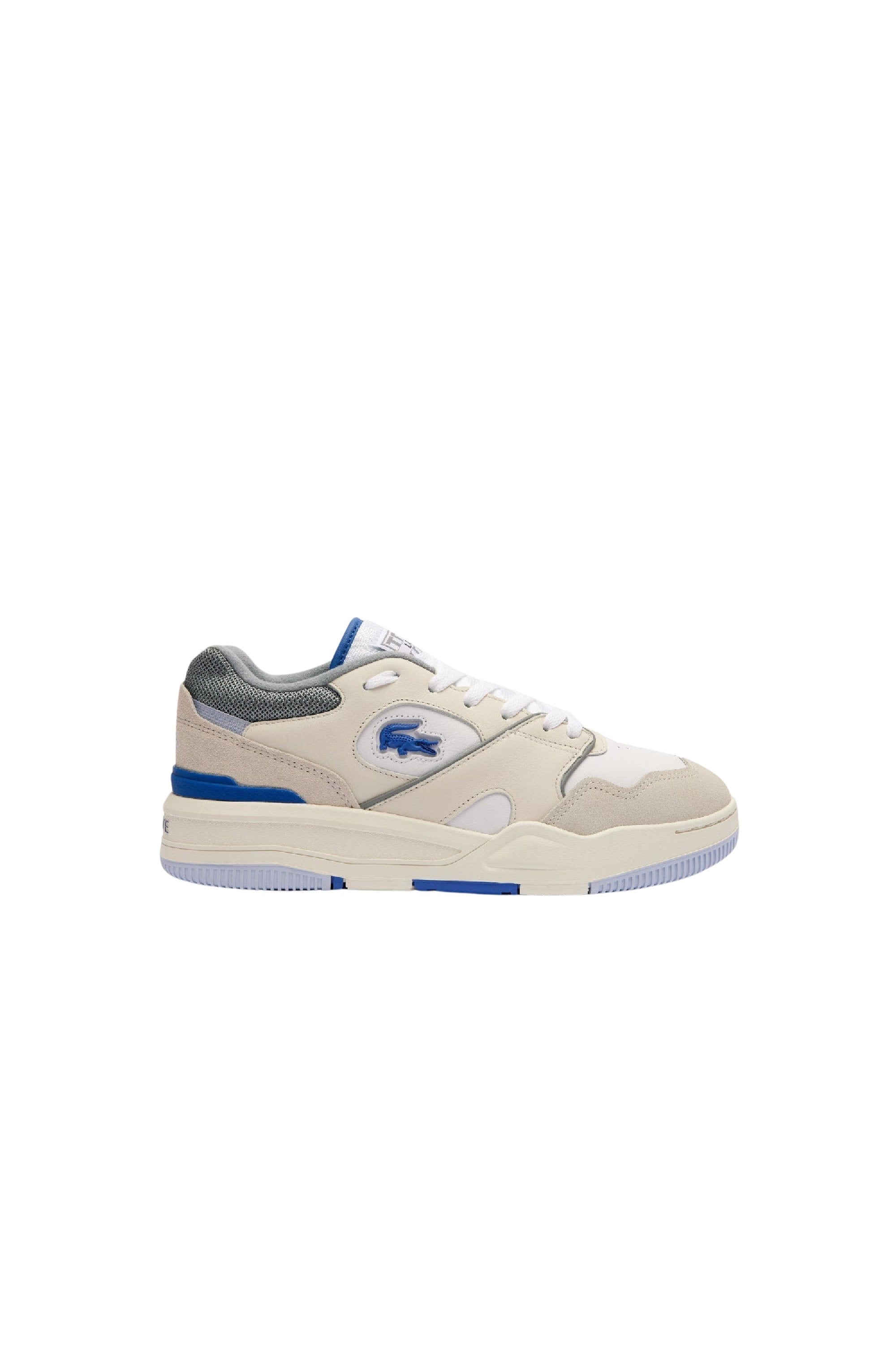 Sneakers Lineshot en cuir - White & Light Blue